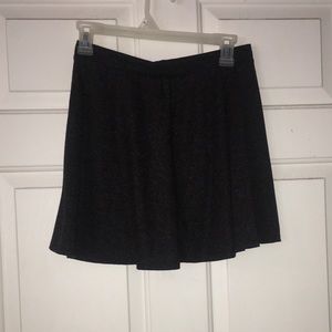 Black skater skirt